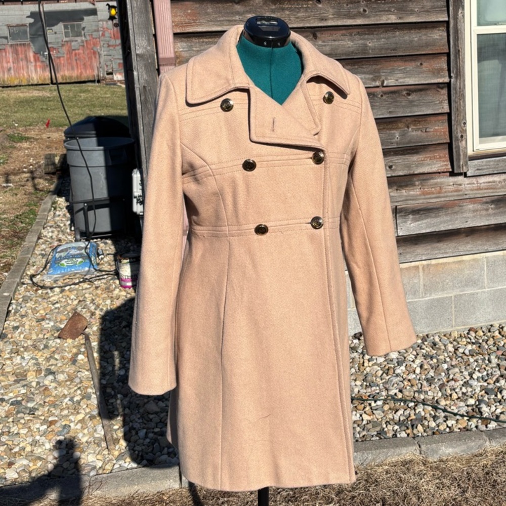 Jessica Simpson Tan Pea Coat